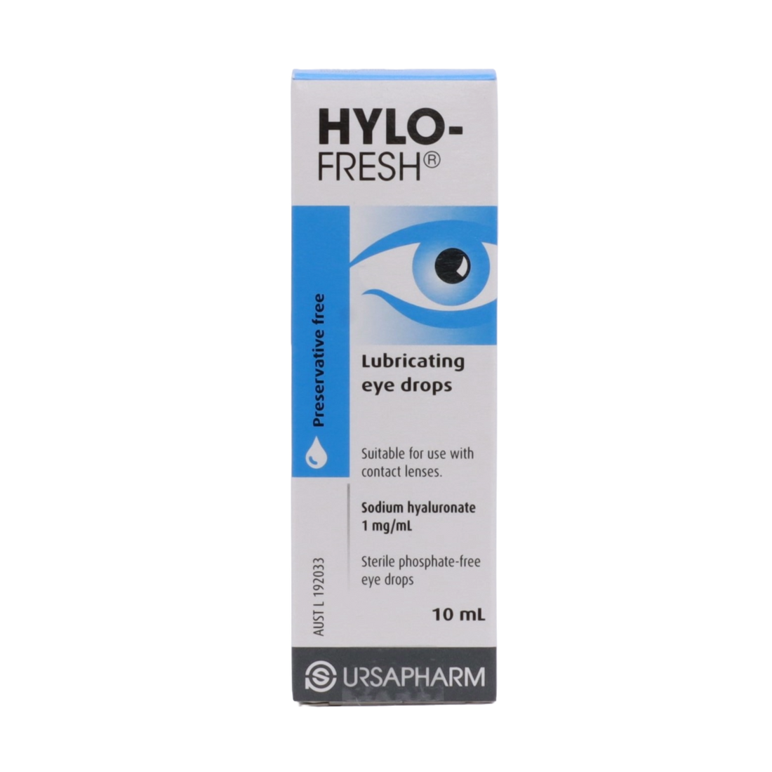 Hylo-Fresh lubricating eye drops for contact lens wearers