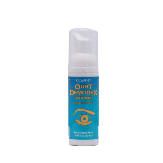 OcuSoft Oust Demodex eyelid cleanser for blepharitis