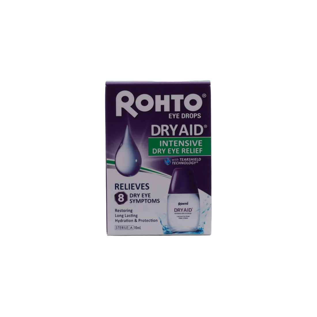 Dry eye drops stocked by Rose Optometry