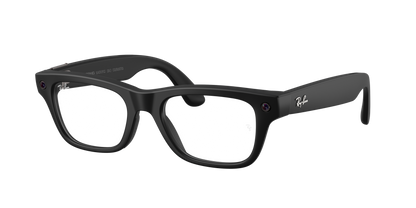 Ray-Ban Meta Blayzer Optics Matte Black 0RW7001 2077 — angled