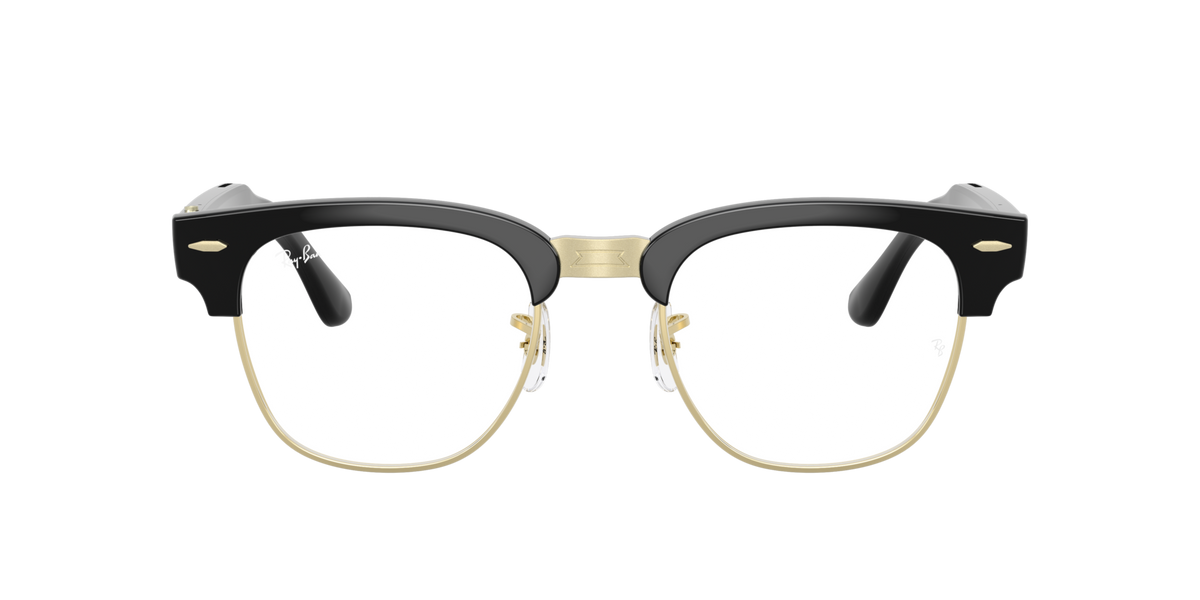 Ray-Ban Meta Clubmaster (Gen 3) Black / Transitions Graphite Green 0RW7004 601/1M — front