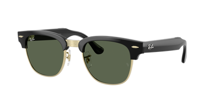 Ray-Ban Meta Clubmaster (Gen 3) Black / G15 Green 0RW7004 601/71 — angled