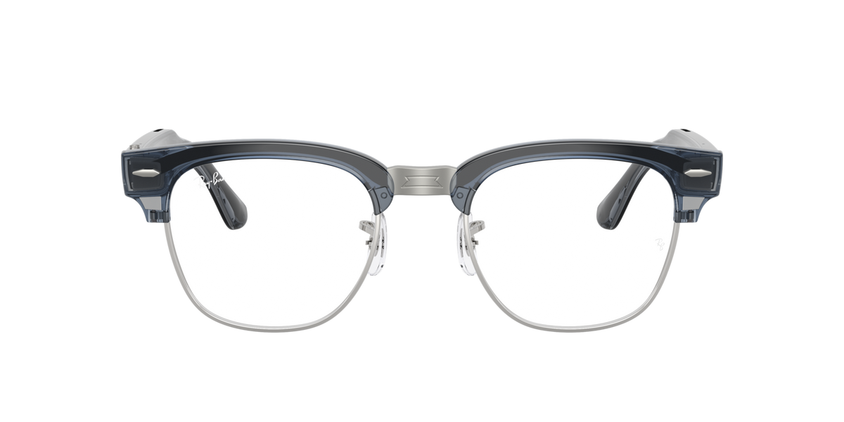Ray-Ban Meta Clubmaster (Gen 3) Transparent Sky Blue / Transitions Sapphire 0RW7004 6929MF — front