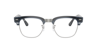 Ray-Ban Meta Clubmaster (Gen 3) Transparent Sky Blue / Transitions Sapphire 0RW7004 6929MF — front