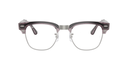 Ray-Ban Meta Clubmaster (Gen 3) Transparent Orchid / Transitions Ruby 0RW7004 6932MI — front