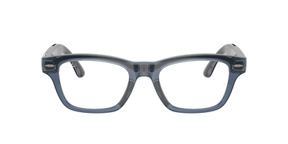 Ray-Ban Meta Burbank (Gen 3) Transparent Blue / Transitions Sapphire 0RW7005 6929MF — front