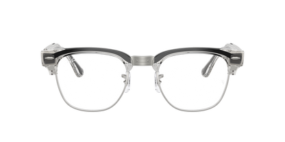 Ray-Ban Meta Clubmaster Optical (Gen 3) Transparent Iron Grey 0RW7004V 8548 — front