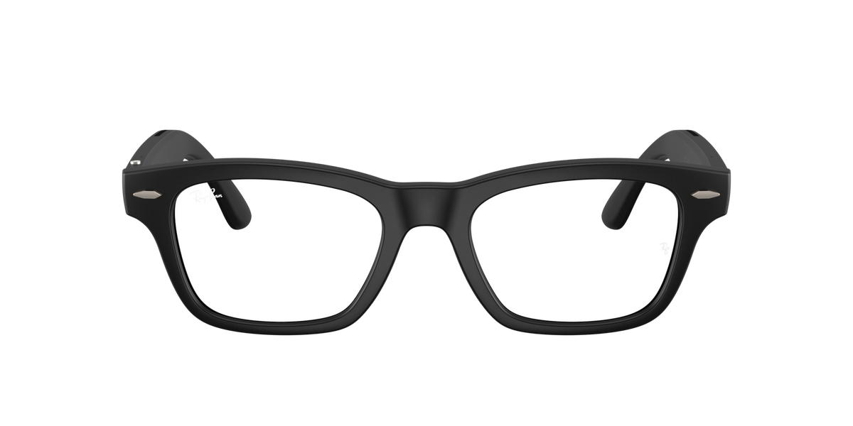 Ray-Ban Meta Burbank Optical (Gen 3) Solid Black 0RW7005V 2077 — front