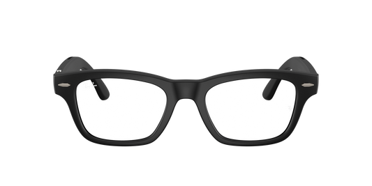 Ray-Ban Meta Burbank Optical (Gen 3) Solid Black 0RW7005V 2077 — front