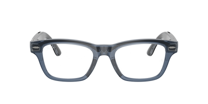 Ray-Ban Meta Burbank Optical (Gen 3) Transparent Blue 0RW7005V 8547 — front