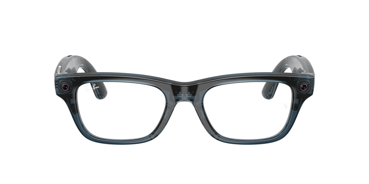 Ray-Ban Meta Blayzer Optics Transparent Blue 0RW7001 8557 — front