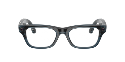 Ray-Ban Meta Blayzer Optics Transparent Blue 0RW7001 8557 — front