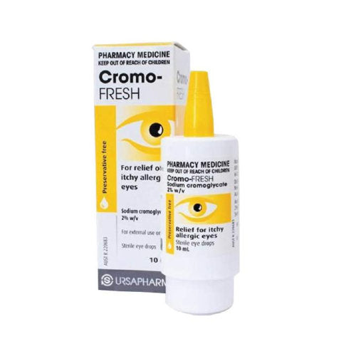 Cromo-Fresh Antihistamine Eye Drops for Allergy