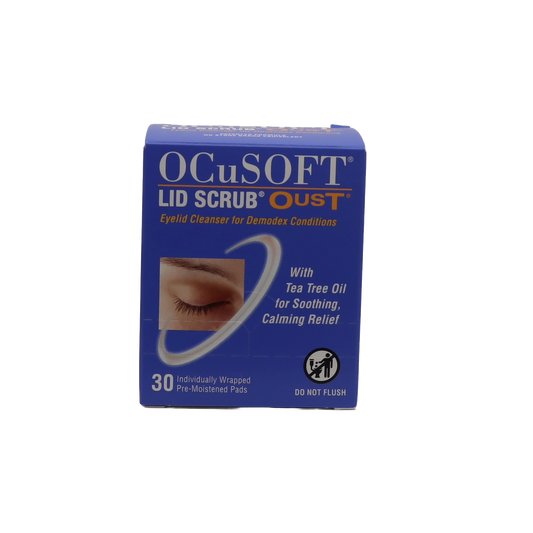 OCuSOFT Lid Scrub -OUST - Pre-moistened pads (30)