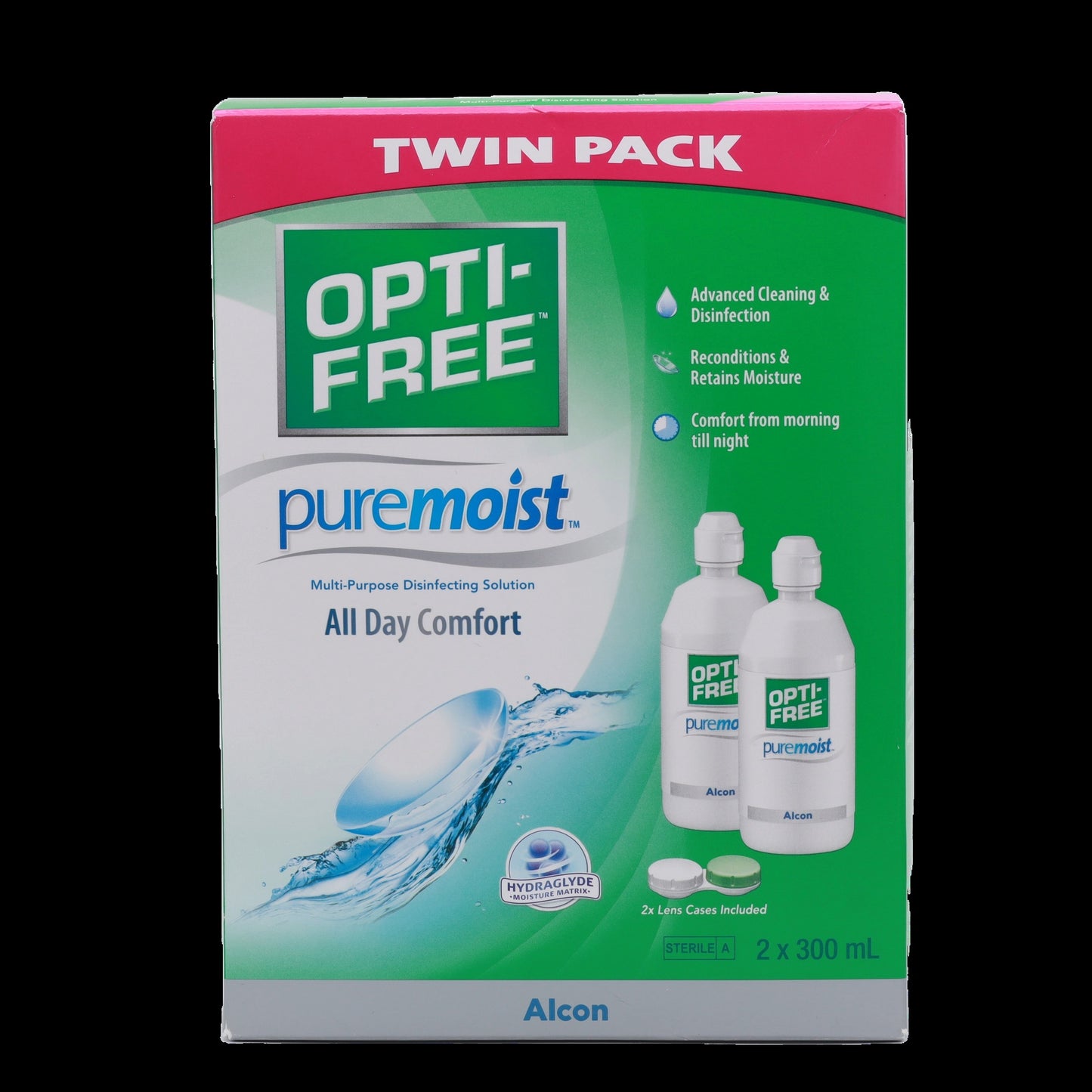 Opti-Free puremoist Twin Pack