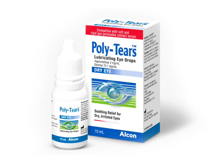 Polytears Lubricating Eye Drops