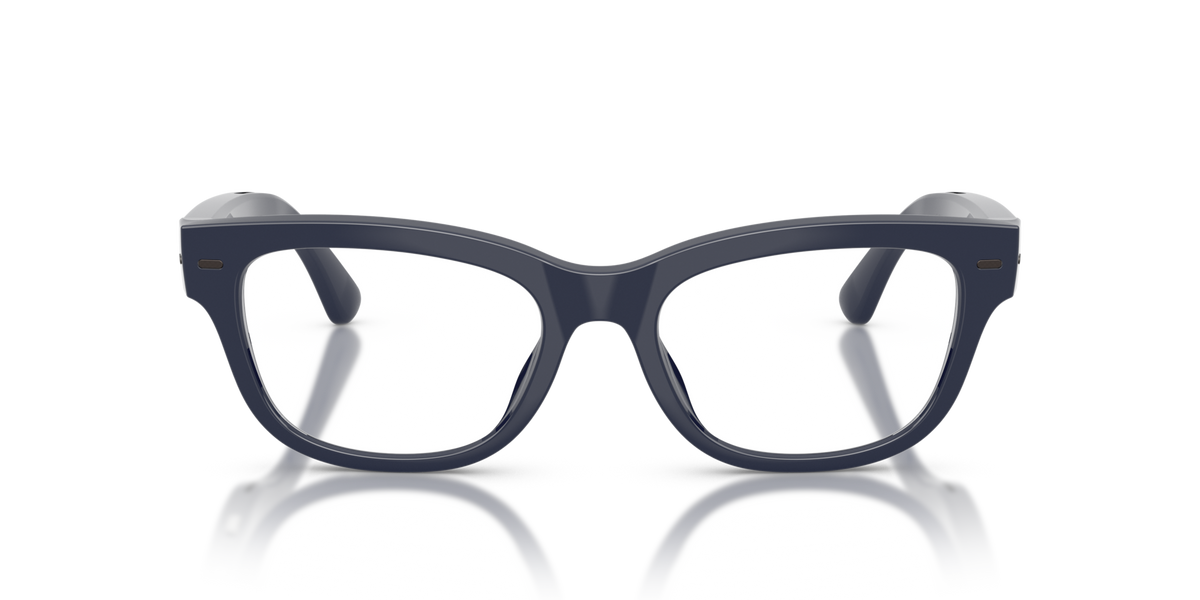 Nuance Audio Plus Upturn 52 hearing glasses in deep blue, front view