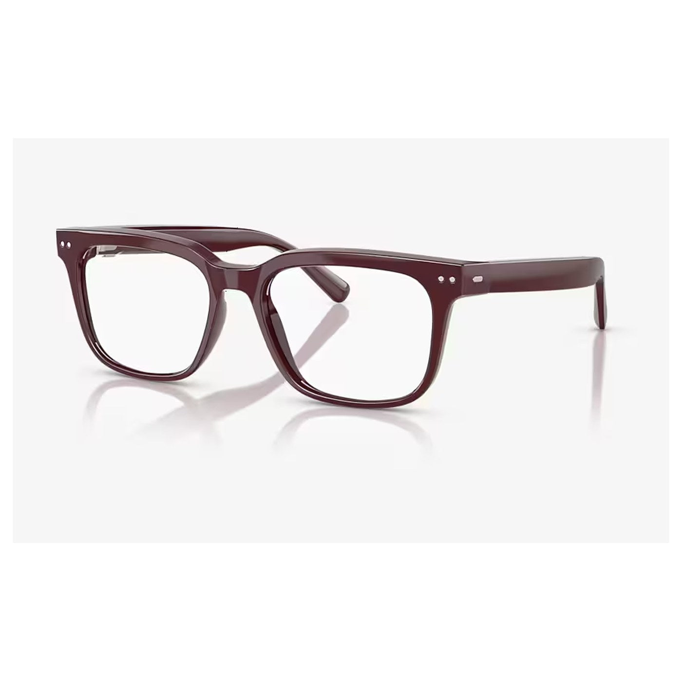 Nuance Audio Glasses - Square 54 (Burgundy)