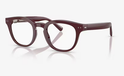 Nuance Audio Glasses - Panthos 48 (Burgundy)