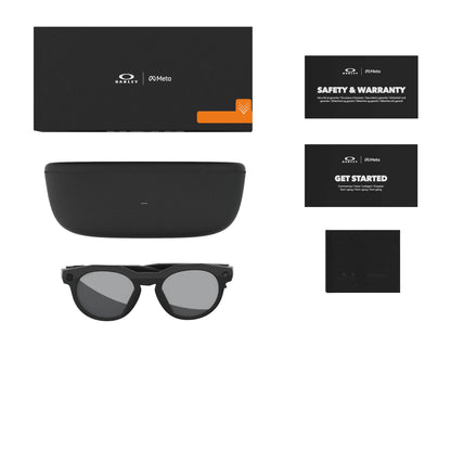 Oakley Meta HSTN Polished Black / Prizm Black Polarized — what is in the box