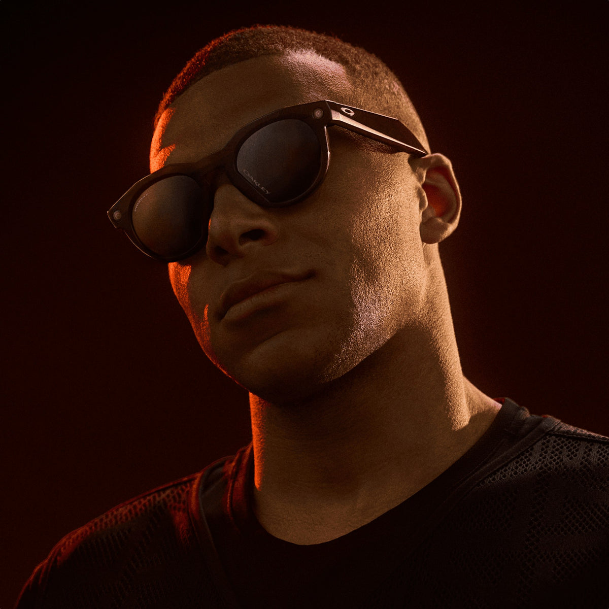 Oakley Meta HSTN Polished Black / Prizm Black Polarized — lifestyle