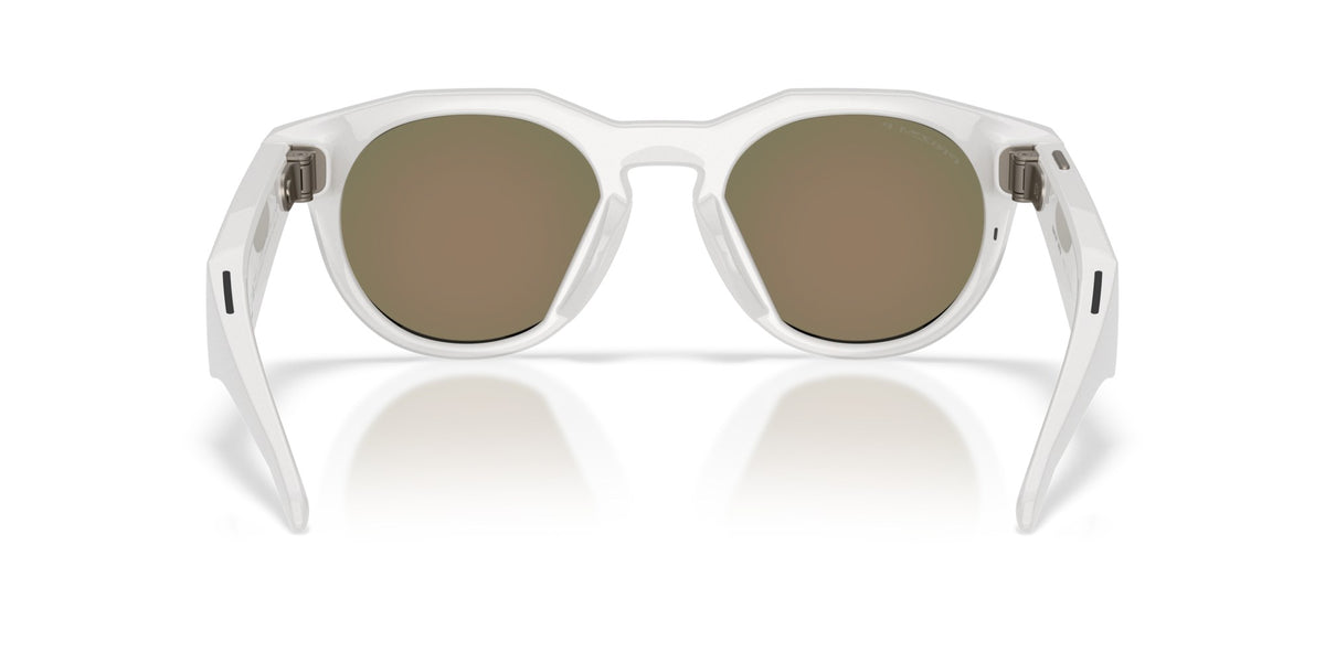 Oakley Meta HSTN Polished Warm Grey / Prizm Ruby — back