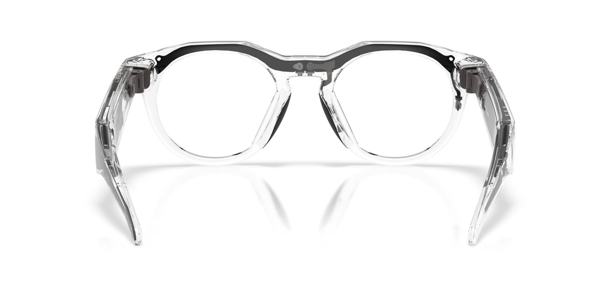 Oakley Meta HSTN Polished Clear / Clear to Grey Transitions — back