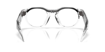 Oakley Meta HSTN Polished Clear / Clear to Grey Transitions — back