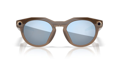 Oakley Meta HSTN Polished Brown Smoke / Prizm Deep Water Polarized — front
