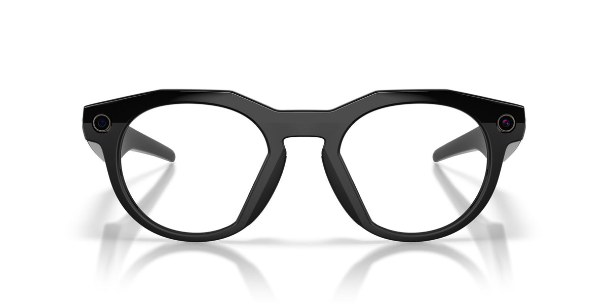 Oakley Meta HSTN Polished Black / Clear — front