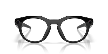 Oakley Meta HSTN Polished Black / Clear — front