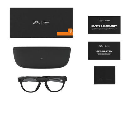 Oakley Meta HSTN Polished Black / Clear — what is in the box