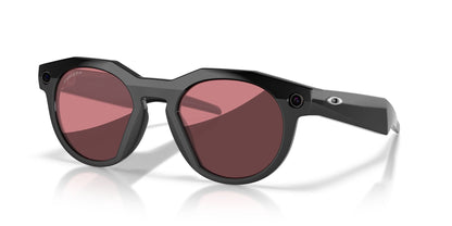 Oakley Meta HSTN Black / Prizm Dark Golf — three-quarter