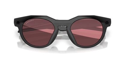Oakley Meta HSTN Black / Prizm Dark Golf — front, lenses clear