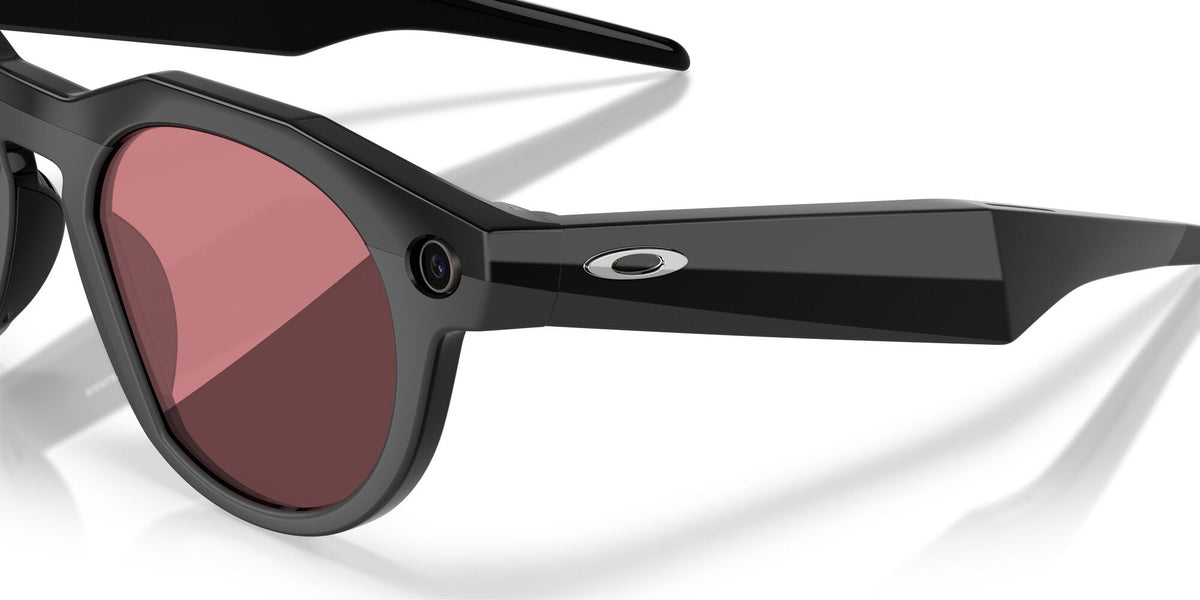 Oakley Meta HSTN Black / Prizm Dark Golf — angled