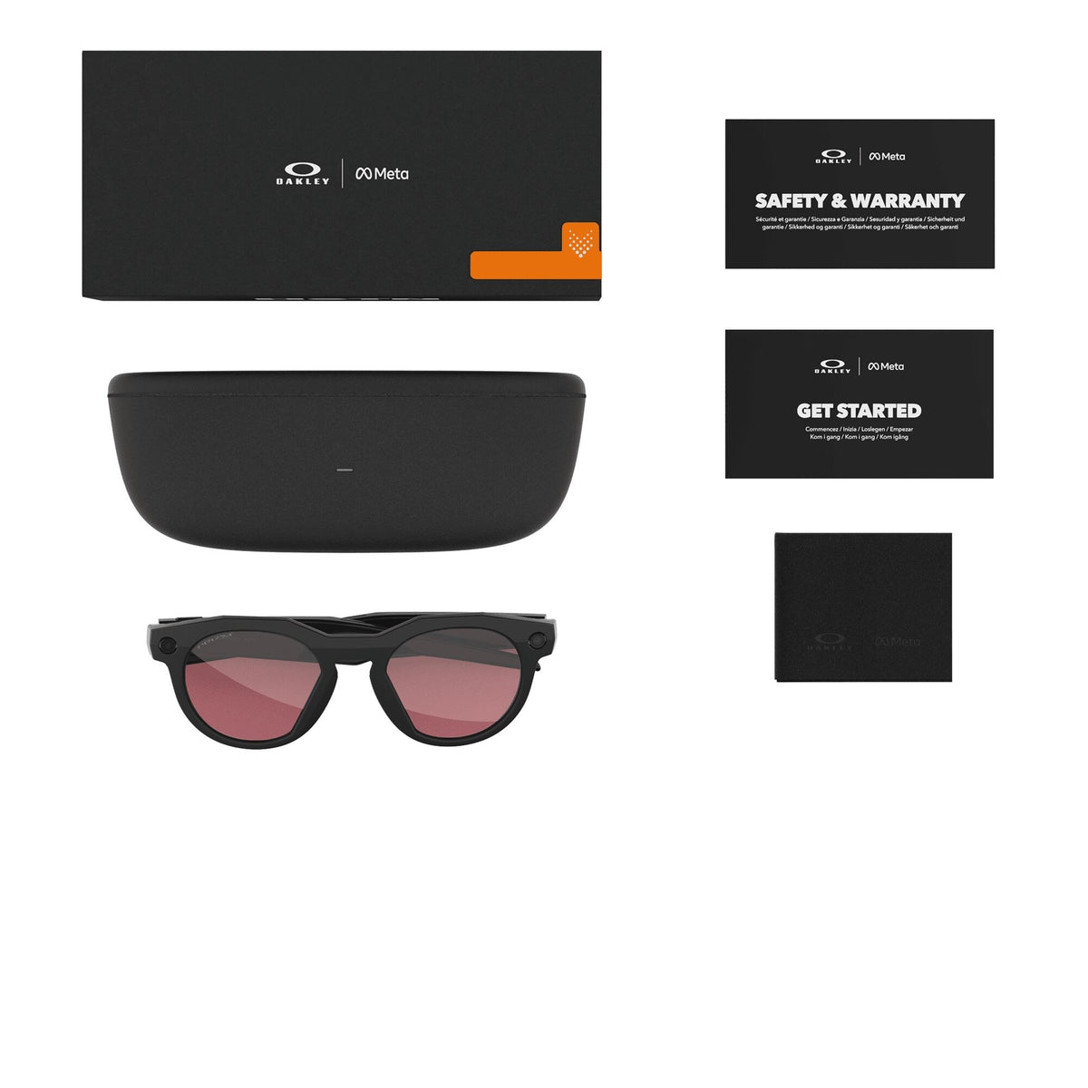 Oakley Meta HSTN Black / Prizm Dark Golf — lifestyle