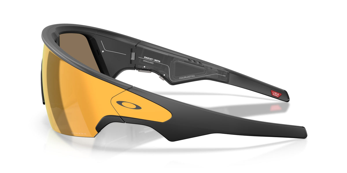 Oakley Meta Vanguard Matte Black / Prizm 24K — side