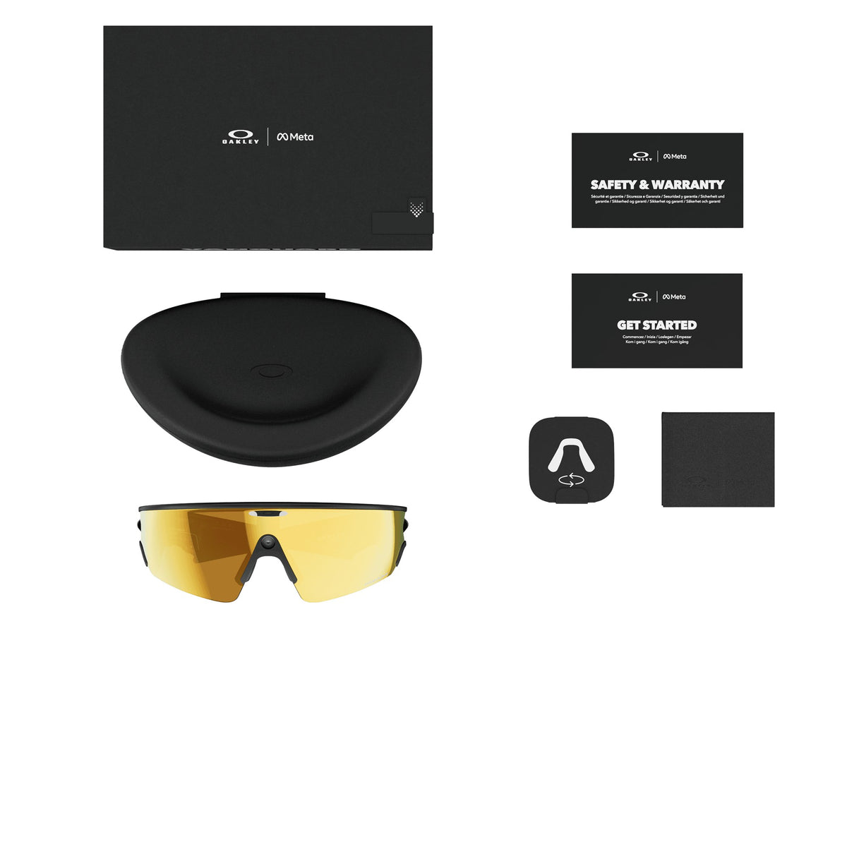 Oakley Meta Vanguard Matte Black / Prizm 24K — lifestyle