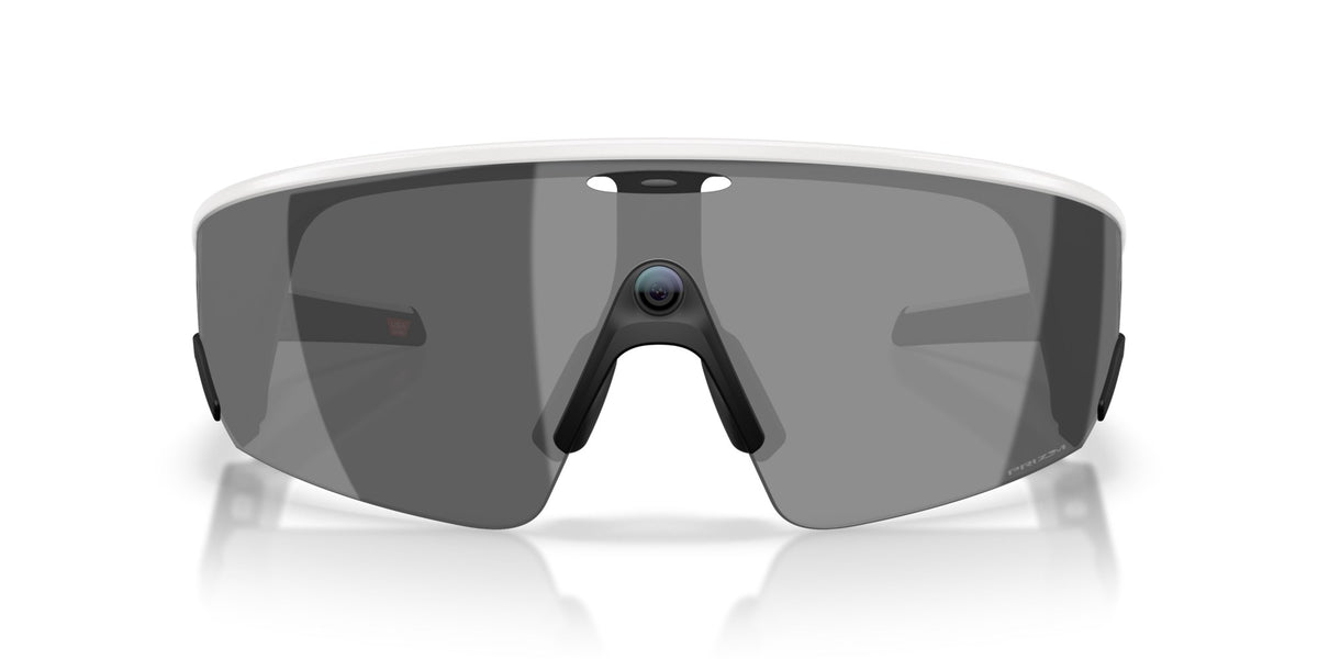 Oakley Meta Vanguard Matte White / Prizm Black — front