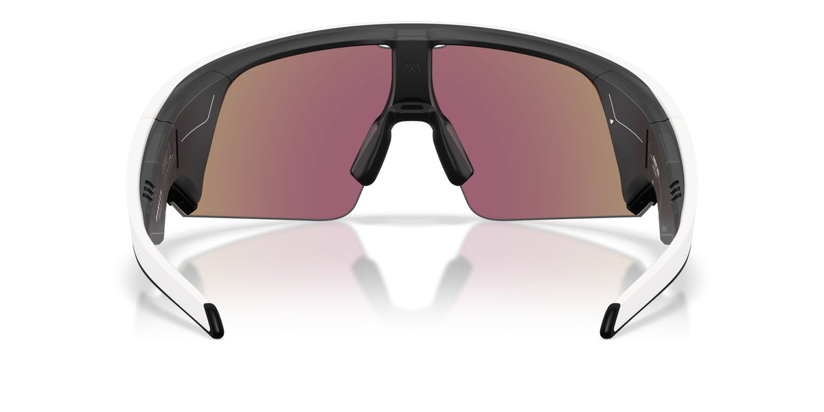 Oakley Meta Vanguard Matte White / Prizm Sapphire — back