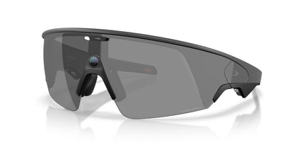 Oakley Meta Vanguard Black / Prizm Black — three-quarter