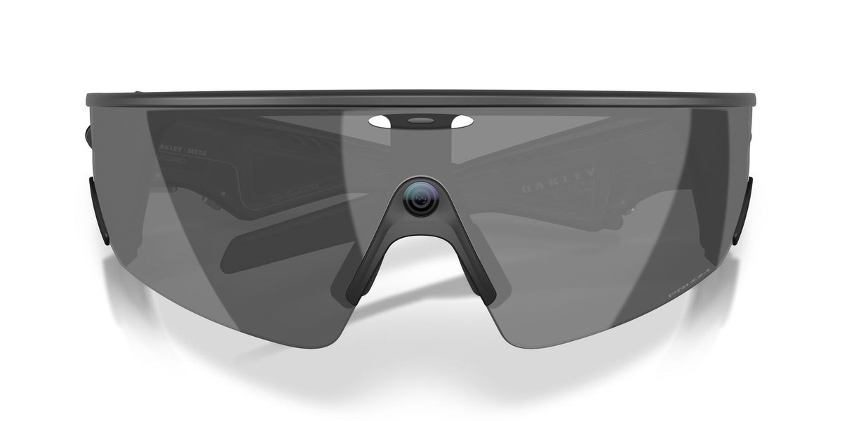Oakley Meta Vanguard Black / Prizm Black — front, lenses clear