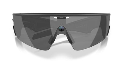 Oakley Meta Vanguard Black / Prizm Black — front, lenses clear