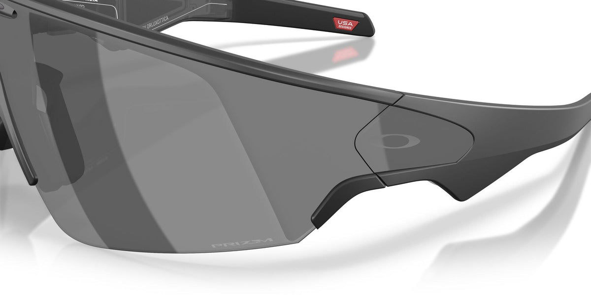 Oakley Meta Vanguard Black / Prizm Black — angled