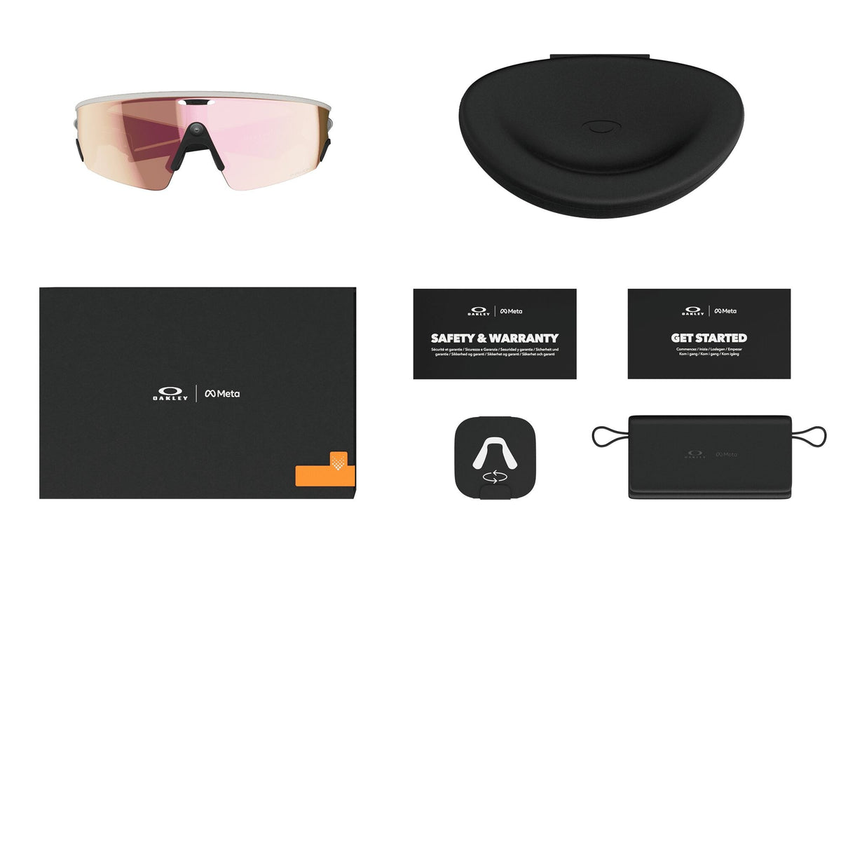 Oakley Meta Vanguard White / Prizm Rose Gold — lifestyle