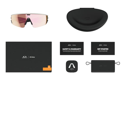 Oakley Meta Vanguard White / Prizm Rose Gold — lifestyle