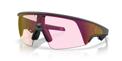 Oakley Meta Vanguard Black / Prizm Transitions Ember — three-quarter