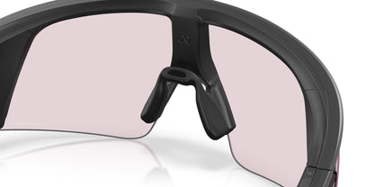 Oakley Meta Vanguard Black / Prizm Transitions Ember — angled right