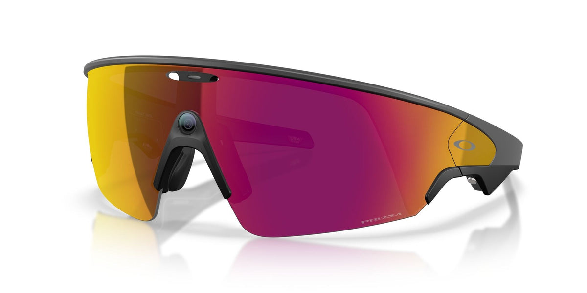 Oakley Meta Vanguard Black / Prizm Transitions Ember — lenses activated