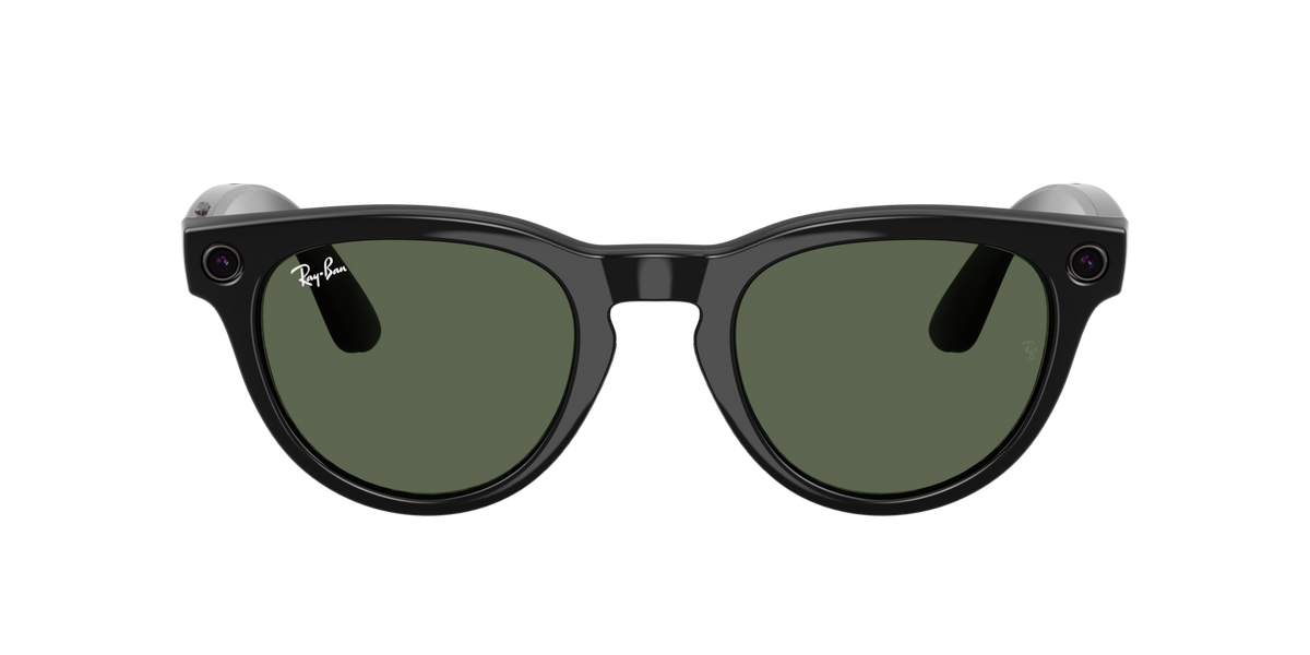 Ray-Ban Meta Headliner Gen 2 Shiny Black, G15 Green lenses, 0RW4013 601/71 (front)